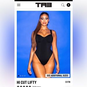 TA3 Hi Cut Lifty swimsuit, size M, H/I
